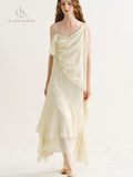Lumina Sequin Cascade Dress