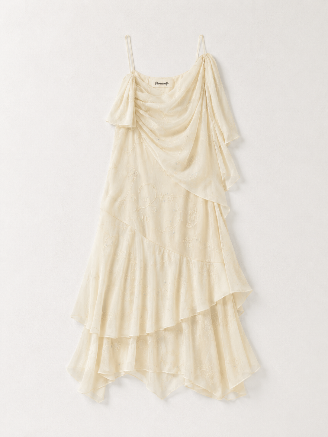 Lumina Sequin Cascade Dress