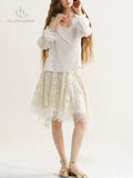 Noelle Burnout Floral Skirt