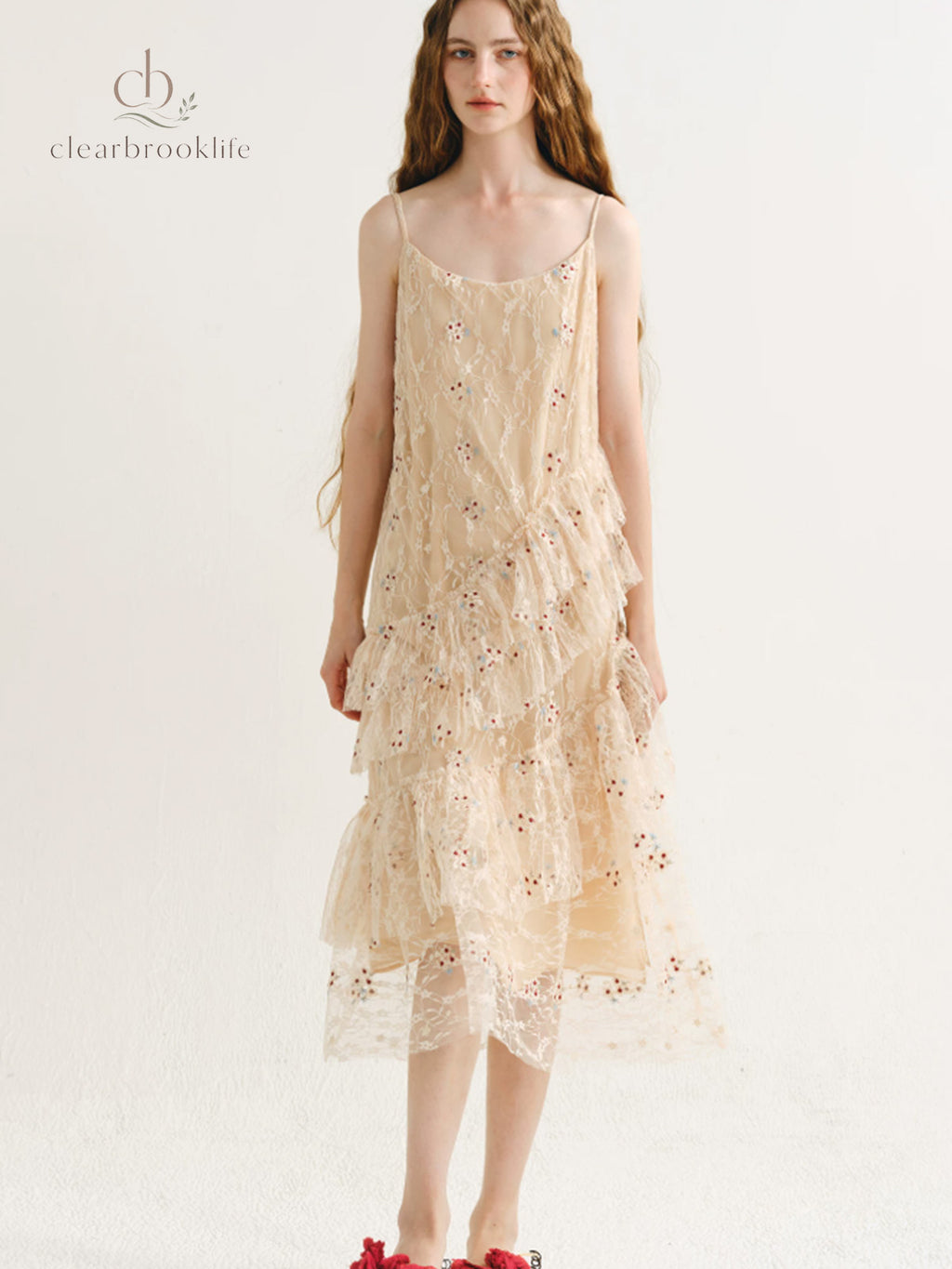 Lunaria Cascade Lace Dress