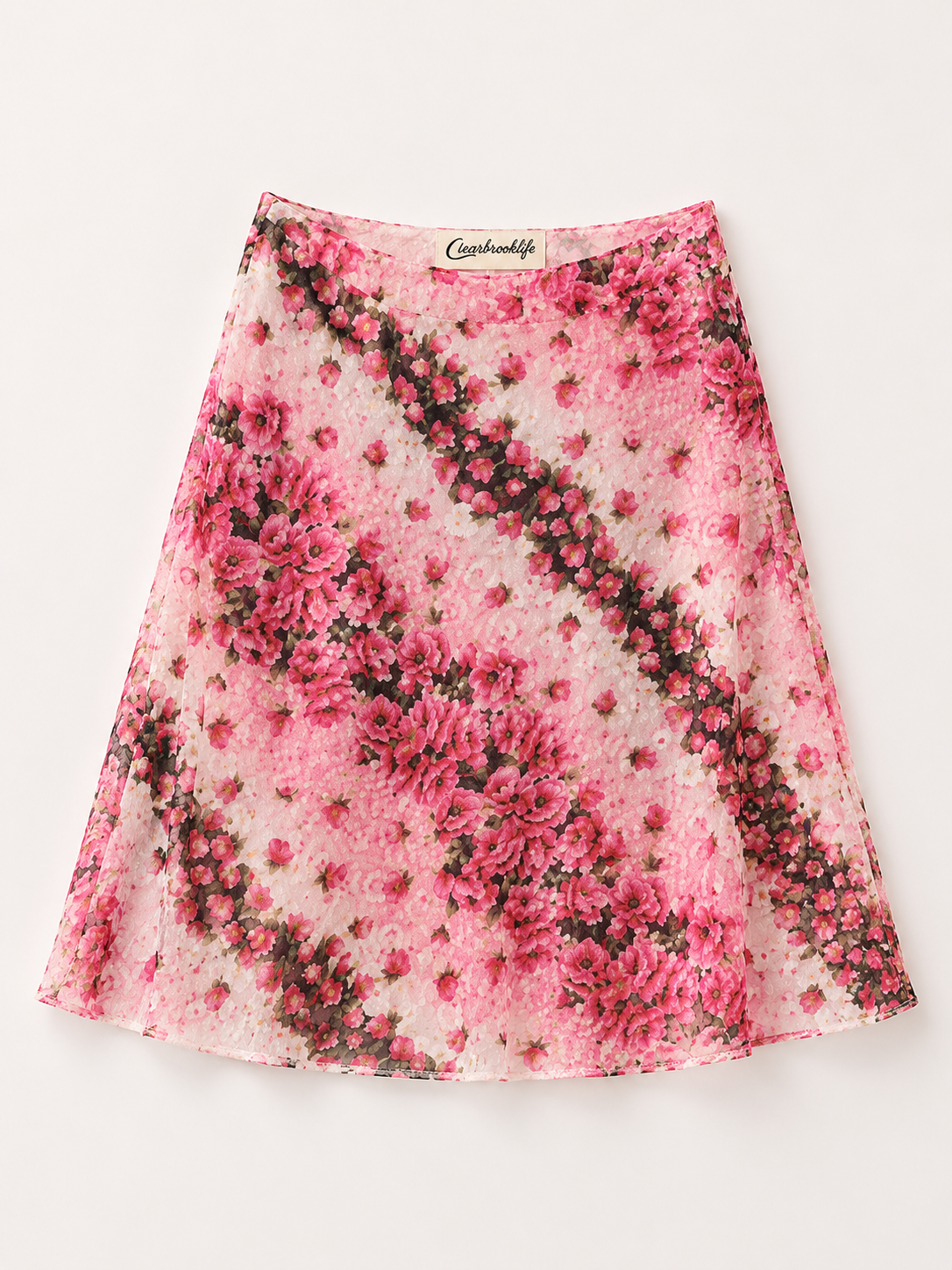 Rosalie Rose Print Mini Skirt