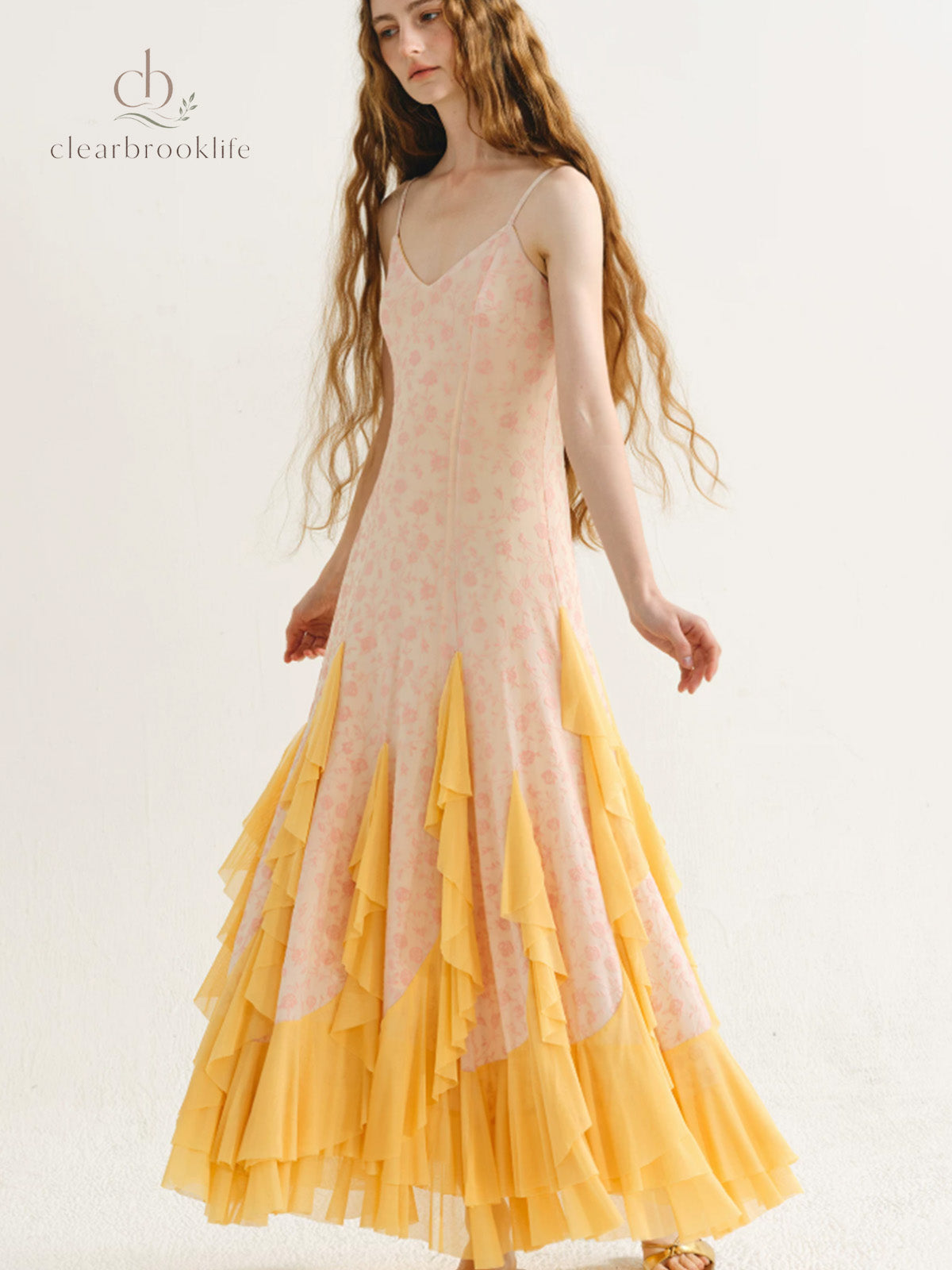 Veloura Mesh Blossom Dress