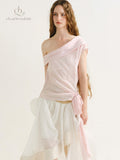 Veyra Asymmetric Linen Top