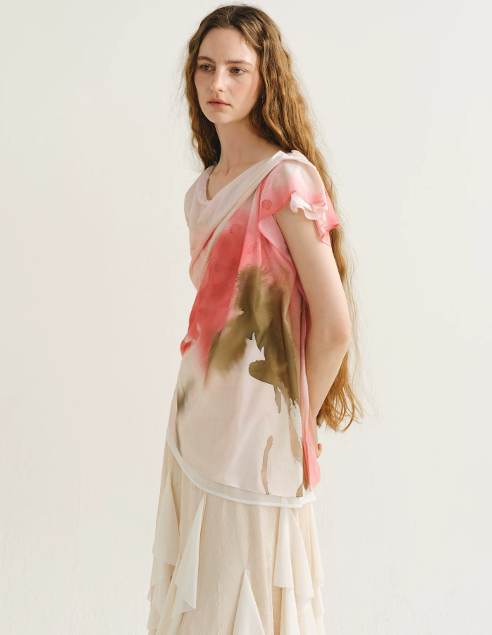 Monet Mist Draped Cami