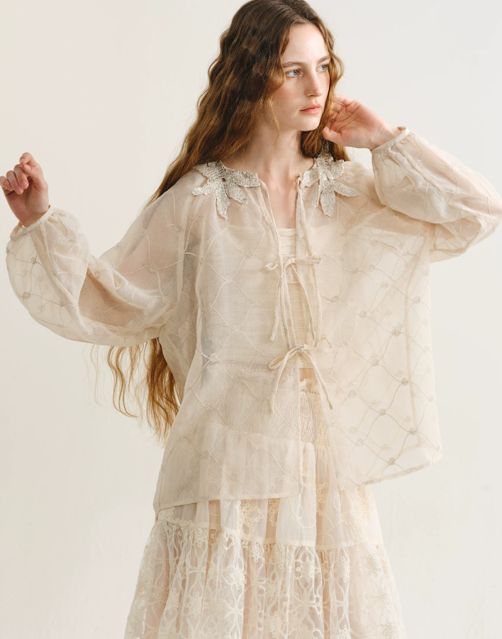 Amoura Garden Jacquard Shirt
