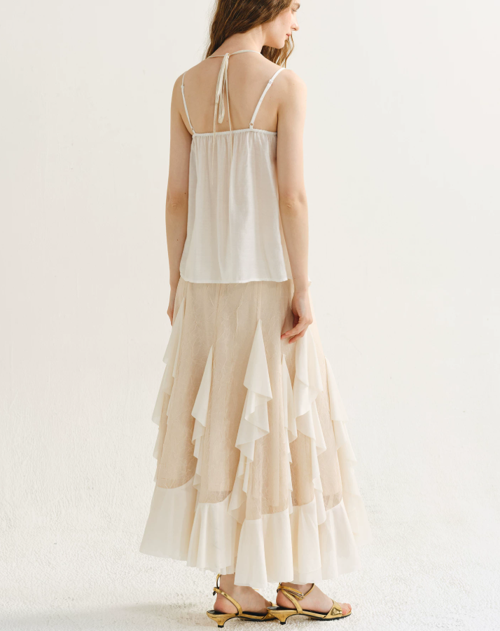 Elaris Cascade Ruffle Skirt