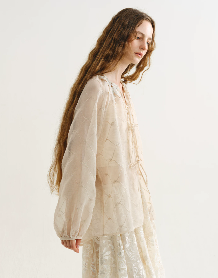 Amoura Garden Jacquard Shirt