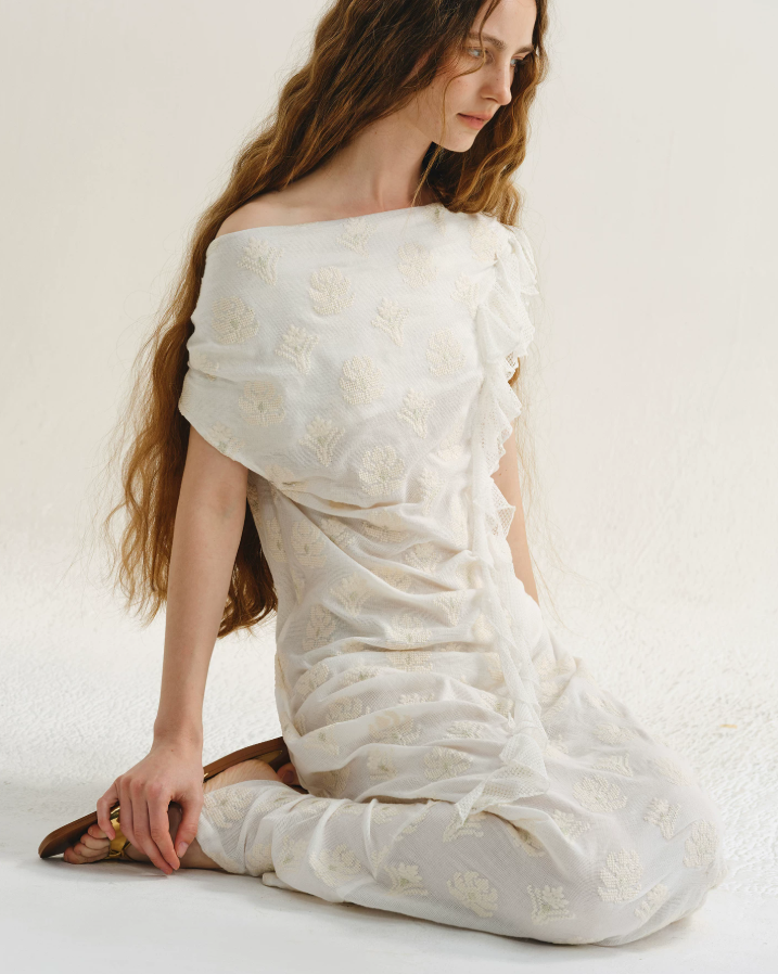 Genevieve Bardot Embroidered Dress