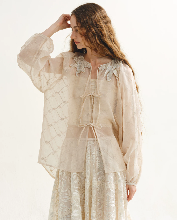 Amoura Garden Jacquard Shirt