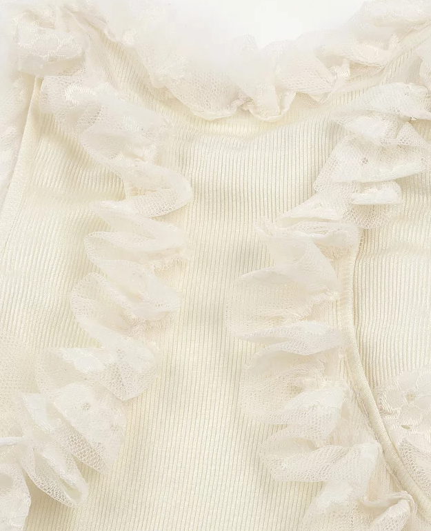 Aveline Silk Ruffle Tank