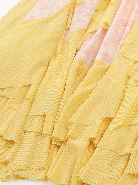 Veloura Mesh Blossom Dress