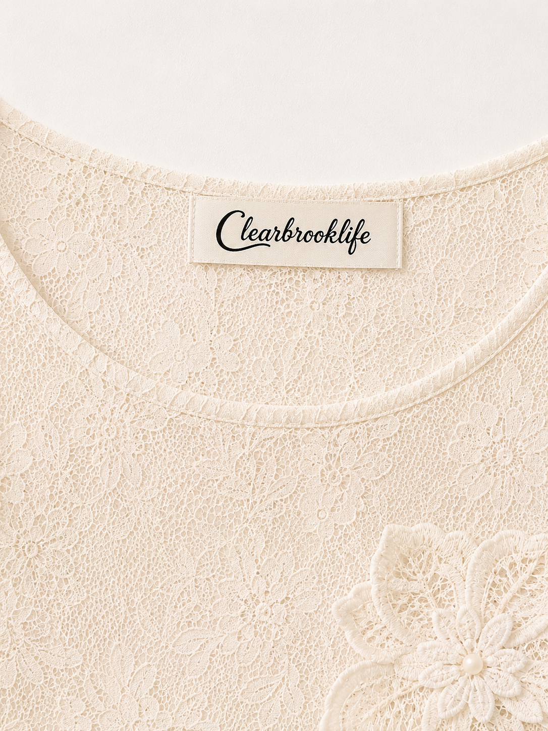 Fiora Crochet Blossom Tee